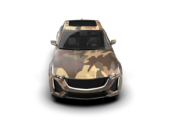 Modern car isolated on background. 3d rendering - illustration png