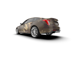Modern car isolated on background. 3d rendering - illustration png