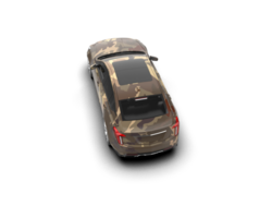 Modern car isolated on background. 3d rendering - illustration png