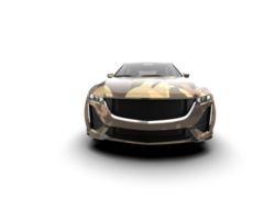 Modern car isolated on background. 3d rendering - illustration png