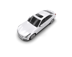 Modern car isolated on background. 3d rendering - illustration png