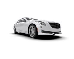 Modern car isolated on background. 3d rendering - illustration png