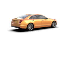 Modern car isolated on background. 3d rendering - illustration png