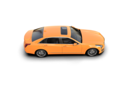 Modern car isolated on background. 3d rendering - illustration png