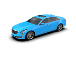 Modern car isolated on background. 3d rendering - illustration png
