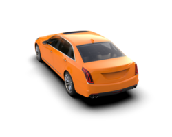 Modern car isolated on background. 3d rendering - illustration png
