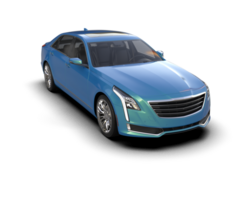 Modern car isolated on background. 3d rendering - illustration png