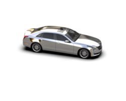 Modern car isolated on background. 3d rendering - illustration png