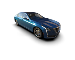 Modern car isolated on background. 3d rendering - illustration png