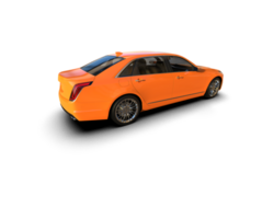 Modern car isolated on background. 3d rendering - illustration png
