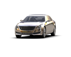 Modern car isolated on background. 3d rendering - illustration png