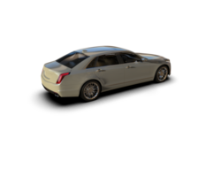Modern car isolated on background. 3d rendering - illustration png