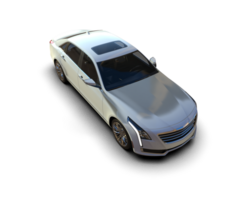 Modern car isolated on background. 3d rendering - illustration png
