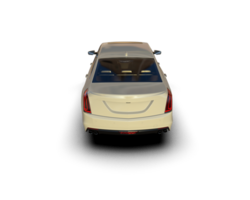 Modern car isolated on background. 3d rendering - illustration png