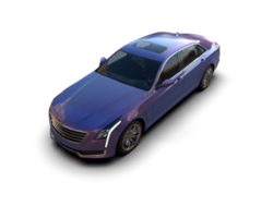 Modern car isolated on background. 3d rendering - illustration png