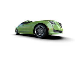 Modern car isolated on background. 3d rendering - illustration png