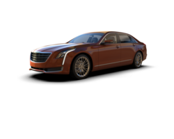 Modern car isolated on background. 3d rendering - illustration png