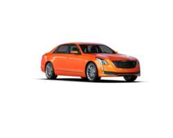 Modern car isolated on background. 3d rendering - illustration png