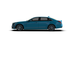 Modern car isolated on background. 3d rendering - illustration png