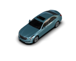 Modern car isolated on background. 3d rendering - illustration png