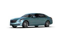 Modern car isolated on background. 3d rendering - illustration png