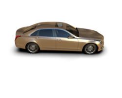 Modern car isolated on background. 3d rendering - illustration png
