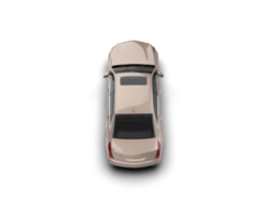 Modern car isolated on background. 3d rendering - illustration png