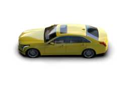 Modern car isolated on background. 3d rendering - illustration png