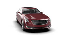 Modern car isolated on background. 3d rendering - illustration png