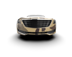 Modern car isolated on background. 3d rendering - illustration png