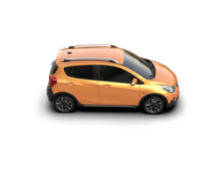Modern car isolated on background. 3d rendering - illustration png
