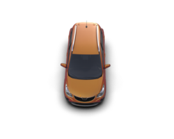 Modern car isolated on background. 3d rendering - illustration png