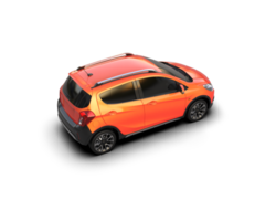 Modern car isolated on background. 3d rendering - illustration png