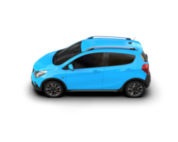 Modern car isolated on background. 3d rendering - illustration png