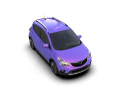 Modern car isolated on background. 3d rendering - illustration png