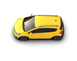 Modern car isolated on background. 3d rendering - illustration png