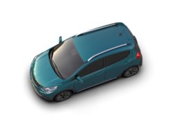 Modern car isolated on background. 3d rendering - illustration png