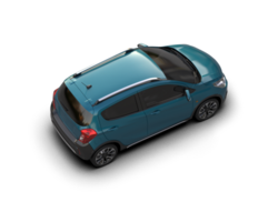 Modern car isolated on background. 3d rendering - illustration png