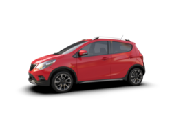 Modern car isolated on background. 3d rendering - illustration png