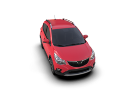 Modern car isolated on background. 3d rendering - illustration png