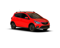 Modern car isolated on background. 3d rendering - illustration png