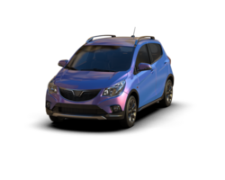 Modern car isolated on background. 3d rendering - illustration png
