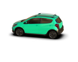 Modern car isolated on background. 3d rendering - illustration png