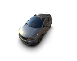 Modern car isolated on background. 3d rendering - illustration png