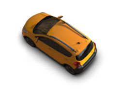 Modern car isolated on background. 3d rendering - illustration png