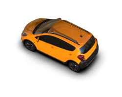 Modern car isolated on background. 3d rendering - illustration png