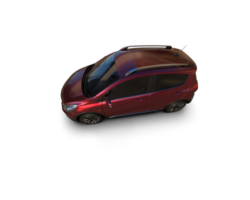 Modern car isolated on background. 3d rendering - illustration png
