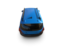 Modern car isolated on background. 3d rendering - illustration png