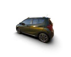 Modern car isolated on background. 3d rendering - illustration png