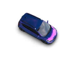 Modern car isolated on background. 3d rendering - illustration png